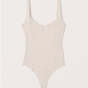 NWT Abercrombie Seamless Fabric Corset Bodysuit